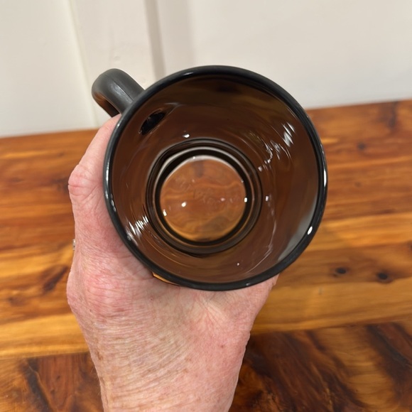 Vintage Playboy Bunny Matte Black Glass Beer Stein Mug - Picture 4 of 5